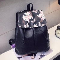 Женский рюкзак торба из кожзама City Цветы