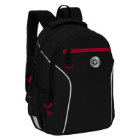 Рюкзак школьный подростковый Grizzly RB-259-3 Черный - красный