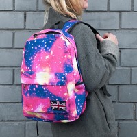 Рюкзак городской космос розовый