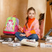 Рюкзак школьный Grizzly RG-363-1 Единорог Фиолетовый - салатовый