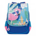 Рюкзак школьный с ортопедической спинкой Grizzly RAk-090-2 Фламинго Синий