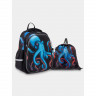 Ранец рюкзак школьный с мешком Nukki NK22-1001-1 Черный Осьминог