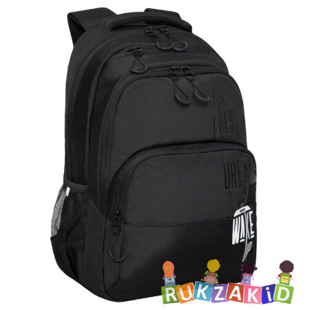 Рюкзак школьный Grizzly RU-430-4 Черный - белый