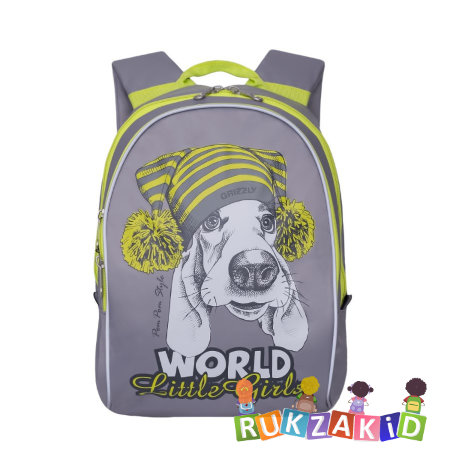 Рюкзак детский Grizzly RS-764-1 Серый