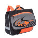 Рюкзак детский Grizzly RK-997-1 Черный - серый - оранжевый