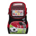 Ранец рюкзак школьный для мальчика Grizzly RA-980-1 Черный - красный
