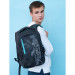 Рюкзак школьный Grizzly RU-238-2 Черный - бирюзовый