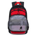 Рюкзак школьный Grizzly RB-152-1 Черный - красный