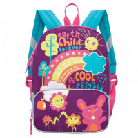 Рюкзак детский Grizzly RS-899-2 Лиловый - бирюзовый