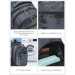Рюкзак подростковый Grizzly RU-501-12 Серый