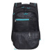 Рюкзак школьный Grizzly RU-338-1 Черный - бирюзовый