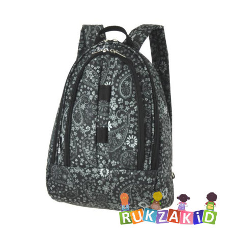 Маленький рюкзак Asgard черный с цветами P-5131