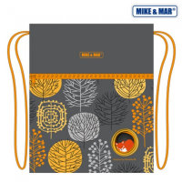 Сумка для обуви Mike Mar MB163 Лисичка Серый / оранжевый кант