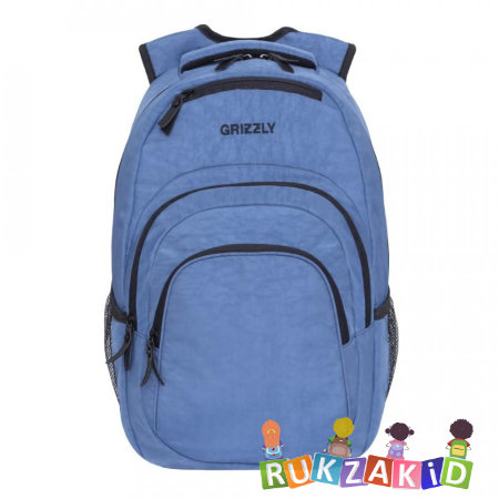 Рюкзак мужской Grizzly RQ-900-1 Джинсовый