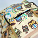 Детский рюкзак с совами Mcys & jpn квадратный