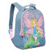 Рюкзак дошкольный для девочки Grizzly с феей RS-665-2 серый