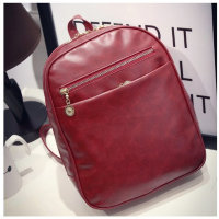 Бордовый рюкзак женский для города City Simple Style