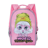 Рюкзак дошкольный с кошечкой Grizzly RS-764-5 Розовый