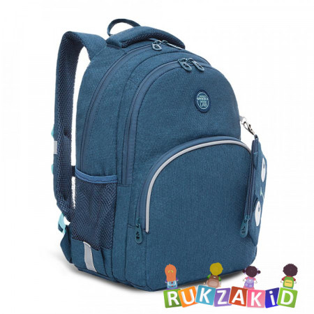 Рюкзак школьный Grizzly RG-160-11 Джинсовый