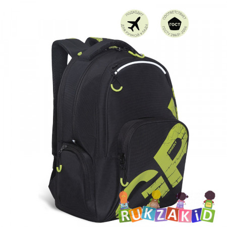 Рюкзак молодежный Grizzly RU-423-14 Зеленый