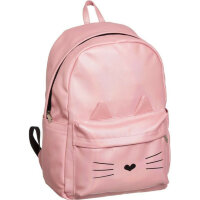 Рюкзак молодежный из экокожи №1School Kitty Розовый