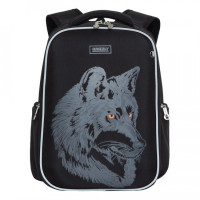 Рюкзак школьный Grizzly RB-153-4 Волк Черный