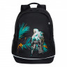 Рюкзак школьный Grizzly RG-163-2 Птички Черный
