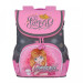 Ранец рюкзак школьный для девочки Grizzly RA-981-3 Серый - розовый
