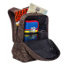 Рюкзак школьный​ Grizzly RD-044-5​ Шоколадный - орнамент