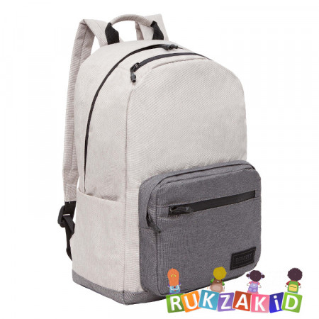 Рюкзак молодежный Grizzly RQL-218-3 Серый