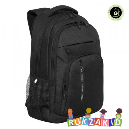 Рюкзак молодежный Grizzly RU-336-1 Черный - черный