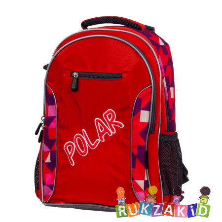 Подростковый рюкзак Polar П0082 Красно-оранжевый