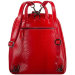 Кожаный рюкзак сумка Colorado Рептилия Красный