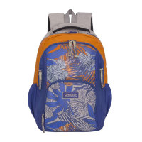 Женский рюкзак Grizzly RD-754-1 Синий - оранжевый