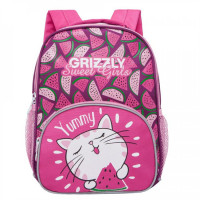 Рюкзак детский Grizzly RK-076-1 Розовый - фиолетовый