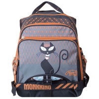 Рюкзак для подростка Monkking Кошечка оранжевый