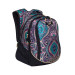 Молодежный женский рюкзак Grizzly RD-835-1 Черный - бежевый