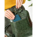 Рюкзак женский городской OrsOro ORS-0102 Темно - зеленый