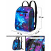 Рюкзак школьный с мешком для обуви SkyName R1-037-M Звезды