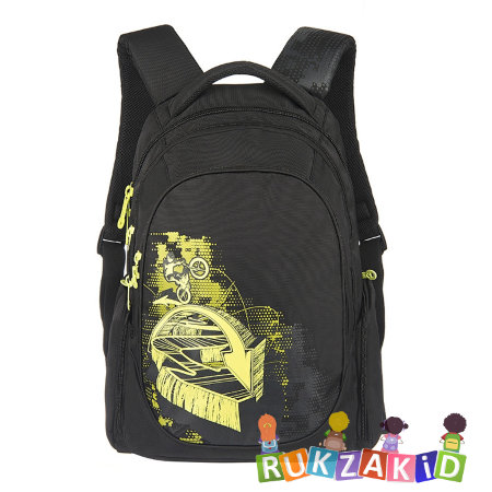 Молодежный рюкзак Grizzly RU-712-2 Черный - черный