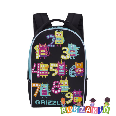 Рюкзак дошкольный Grizzly RS-764-6 Черный