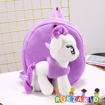 Детский рюкзак с пони Фиолетовый