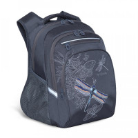 Рюкзак школьный Grizzly RG-161-3 Темно - серый