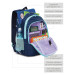 Рюкзак школьный Grizzly RG-162-2 Темно - синий