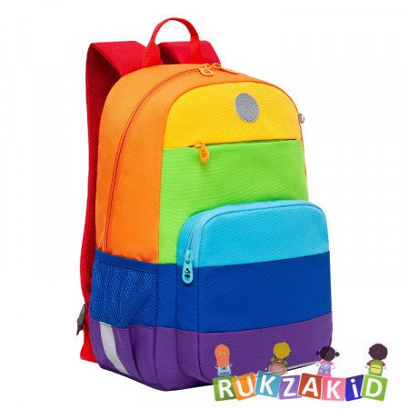 Рюкзак школьный Grizzly RG-264-3 Радужный