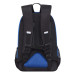 Рюкзак школьный Grizzly RB-355-1 Черный - синий