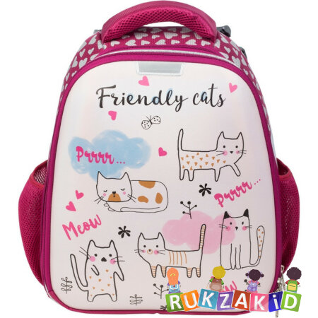 Ранец рюкзак школьный N1School Friendly Cats