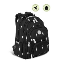 Рюкзак школьный Grizzly RG-262-4 Кошка на черном