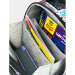 Ранец школьный с сумкой для обуви Nukki NK23B-9001 Черный Стикеры