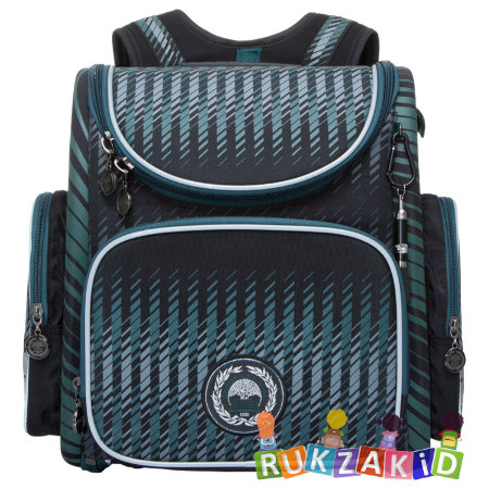 Школьный ранец для первоклассника Grizzly RA-667-8 Зеленый